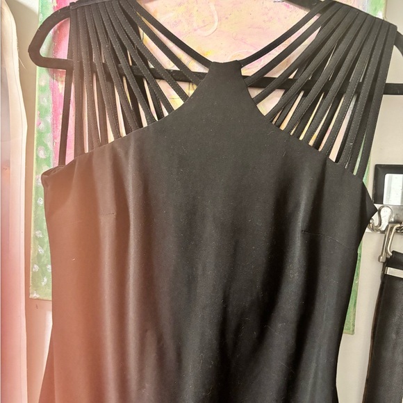 Joseph Ribkoff Black Strappy-Back Evening Dress - Picture 12 of 12